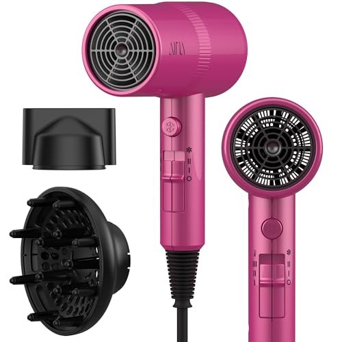 aina hair dryer with diffuser, blow dryer for women | advanced...