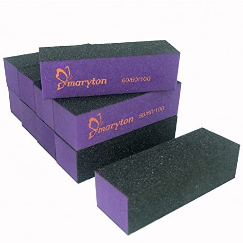 maryton nail buffer sanding block polisher buffing file 60/100...