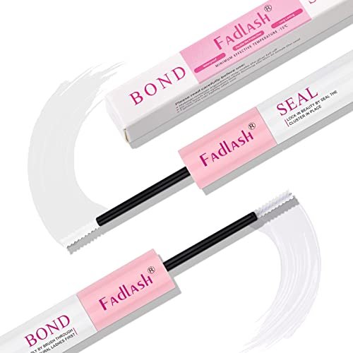 fadlash lash bond and seal 10ml cluster lash glue strong hold...