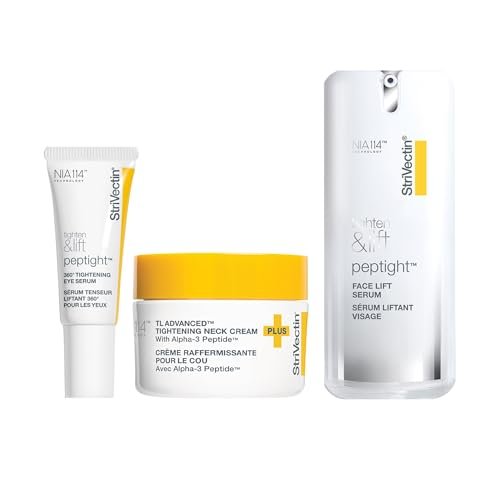 strivectin tighten and lift anti aging trio kit, 3 piece pepti...