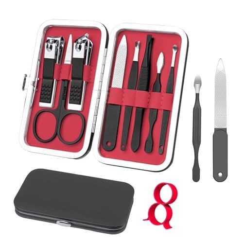 manicure set 8 in 1 nail clipper set,redflow nail clippers,fin...