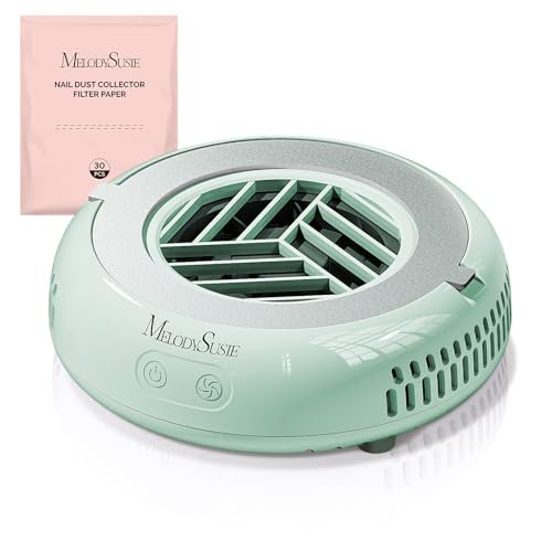 melodysusie pocketsized nail dust collector with lightweight d...