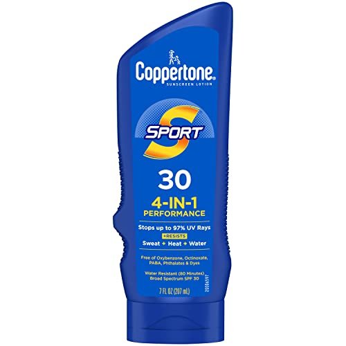coppertone sport sunscreen spf 30 lotion, water resistant suns...