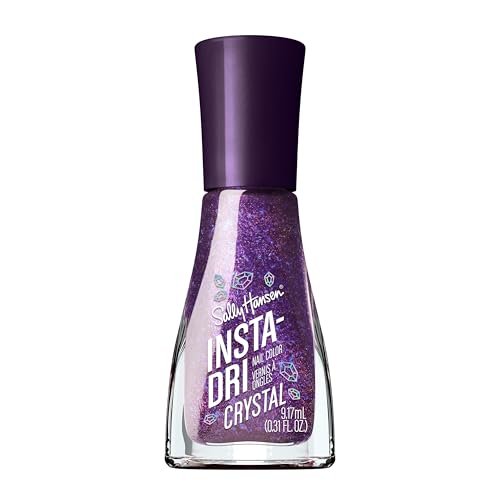sally hansen insta dri crystal nail polish | quick dry, long l...