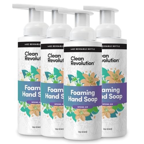 clean revolution foaming hand soap. ready to use formula. spri...