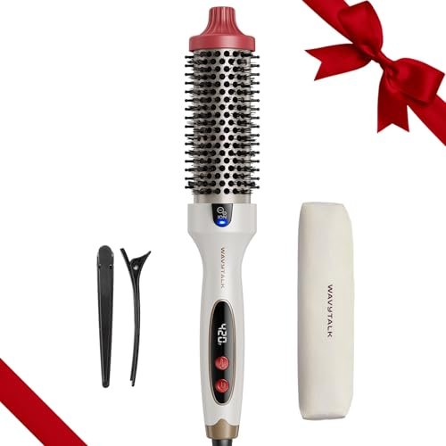 wavytalk blowout boost thermal brush, 1.5 inch heated round br...