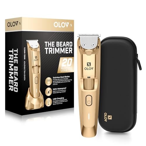 olov x men's beard trimmer all in one trimmer with precision...