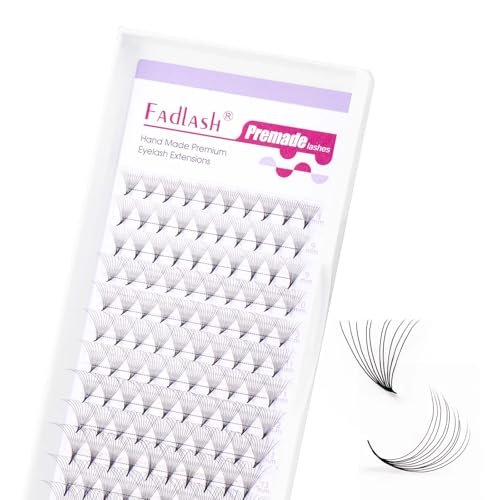 fadlash premade lash fans d curl premade fans eyelash extensio...