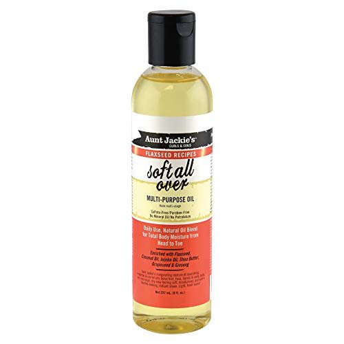 aunt jackie's flaxseed recipes soft all over, multi use oil fo...