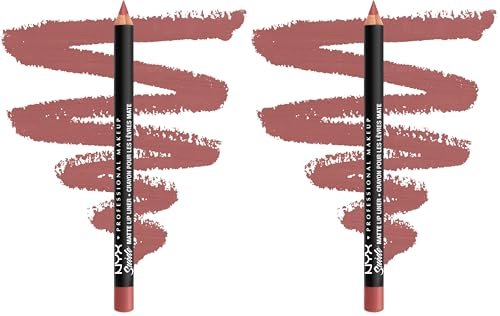 nyx professional makeup suede matte lip liner, velvety smooth,...