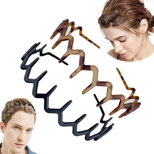 Vrose Flosi Zig Zag Headbands - Flexible Comb Headband for All... vrose flosi zig zag headbands flexible comb headband for all...
