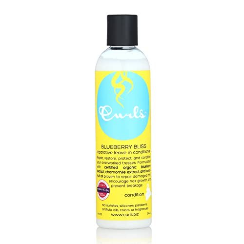 curls blueberry bliss reparative leave in conditioner 8 oz,...