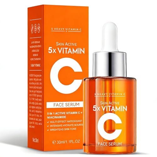 vitamin c serum 20% for face, anti aging & hydrating serum wit...