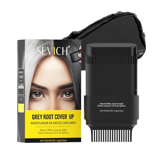 sevich touch up comb 2 in 1 korean, instant hair root touch up...