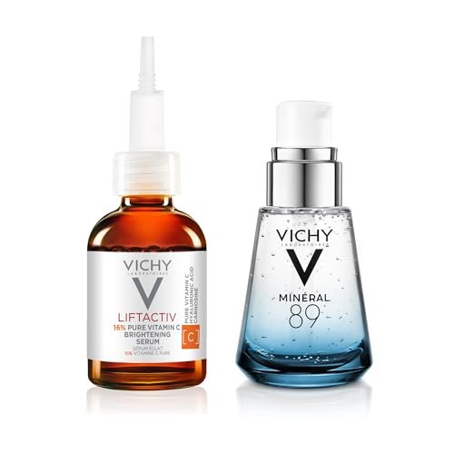 vichy bestsellers duo, skin care set, 16% pure vitamin c serum...