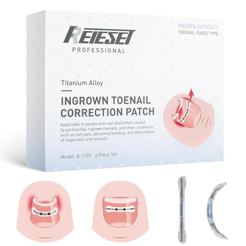 reieset titanium alloy ingrown toenail treatment, nail tools,...