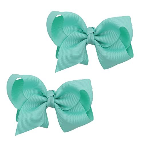 3 inch grosgrain bow for little girls set of 2