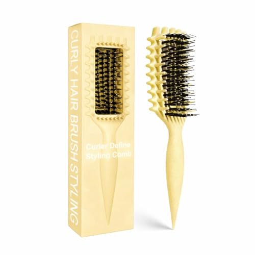 curly hair brush candybrush curl defining brush for detangling...