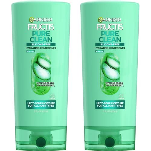 garnier fructis pure clean hydrating conditioner, 21 fl oz, 2...