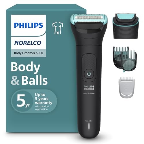 philips norelco body groomer 5000 series, intimate hair shaver...