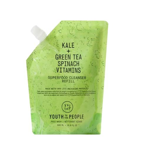 youth to the people superfood facial cleanser refill kale +...