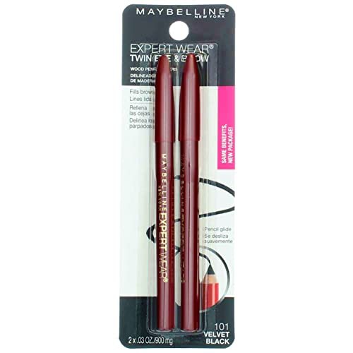 maybelline new york expert wear twin brow and eye pencils, 101...