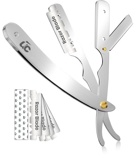 utopia care professional straight razor for men, barber straig...