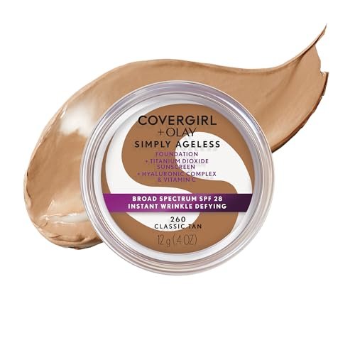 covergirl simply ageless instant wrinkle defying foundation, s...