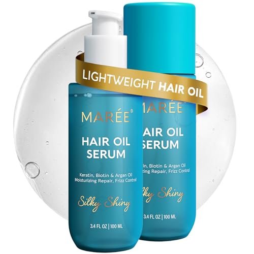 maree hair oil for frizzy and damaged hair with vitamins a, e,...