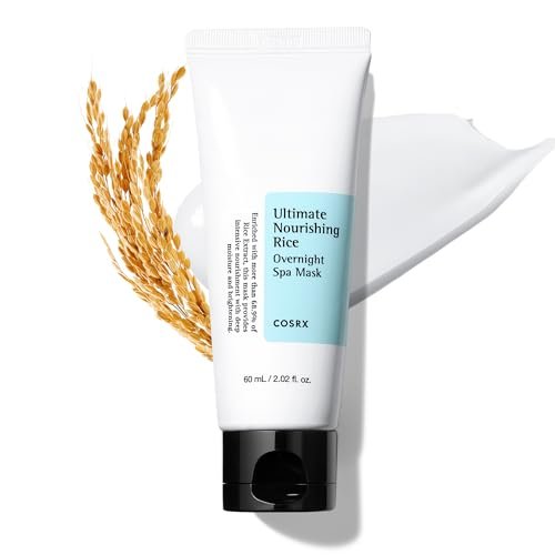 cosrx ultimate nourishing rice overnight spa mask, 60ml / 2.02...