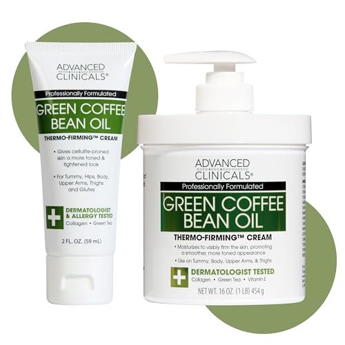 advanced clinicals green coffee bean oil thermo firming body...