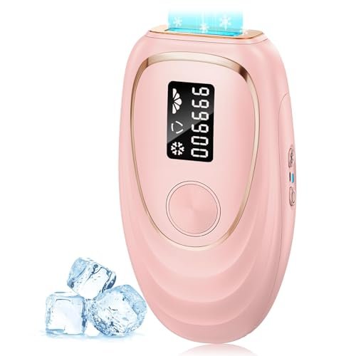ipl laser hair removal device for women & men home 45°f ice ...