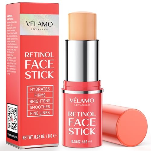 velamo advanced retinol face stick – reduces fine lines, wrink...
