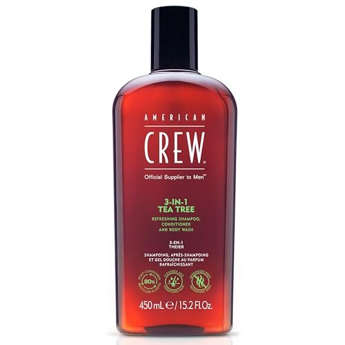 american crew shampoo, conditioner & body wash for men, 3 in 1...