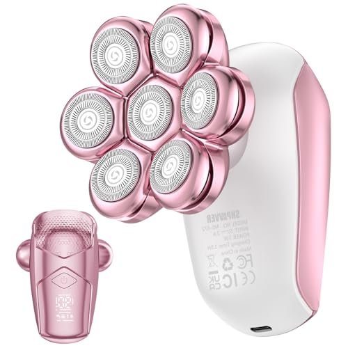 shpavver electric razors for women legs: rechargeable electric...