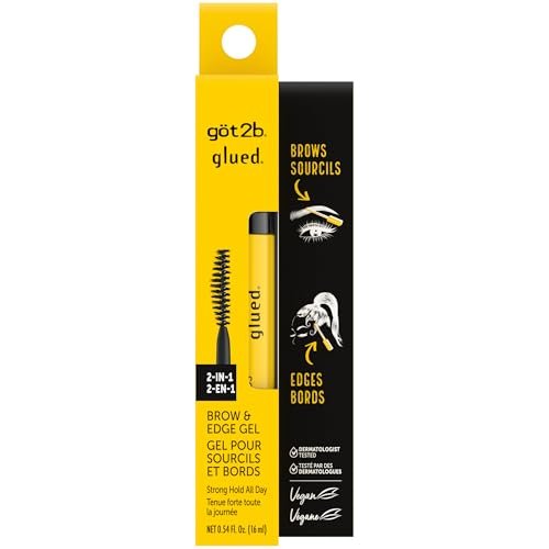 got2b glued 2 in 1 brow gel & edge control, 0.54 fl oz, strong...