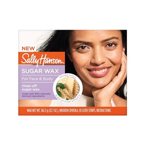 Sally Hansen Wax Kit Rinse-Off Sugar Wax | Face & Bikini Hair... sally hansen wax kit rinse off sugar wax | face & bikini hair...