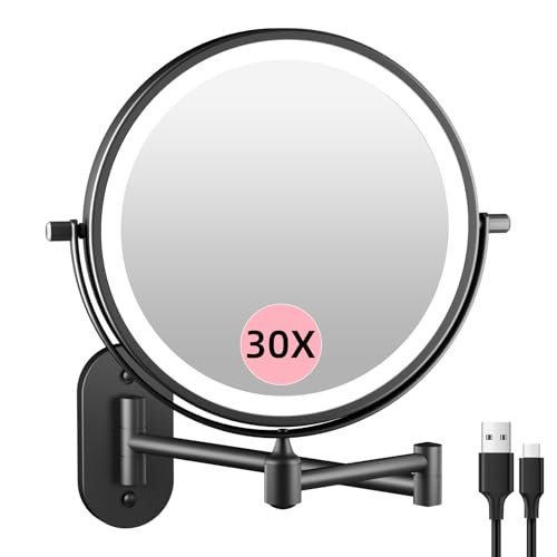 funtouch 5000mah rechargeable wall mounted lighted makeup vani...