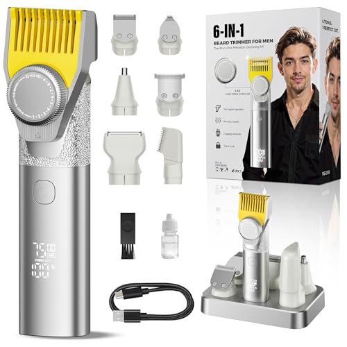 Beard Trimmer for Men,Professional Hair Clippers with Magnetic... beard trimmer for men,professional hair clippers with magnetic...