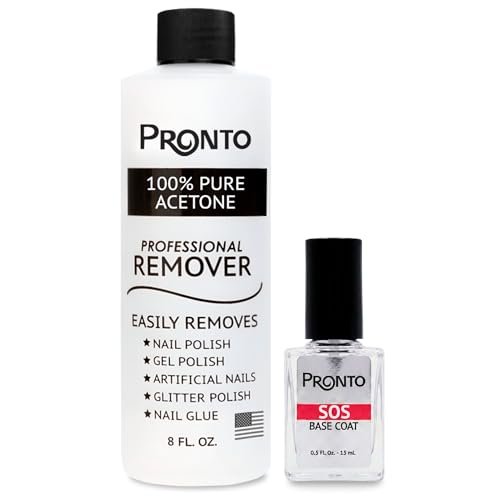 pronto sos nail rehab kit | nail repair treatment + 8oz pure a...