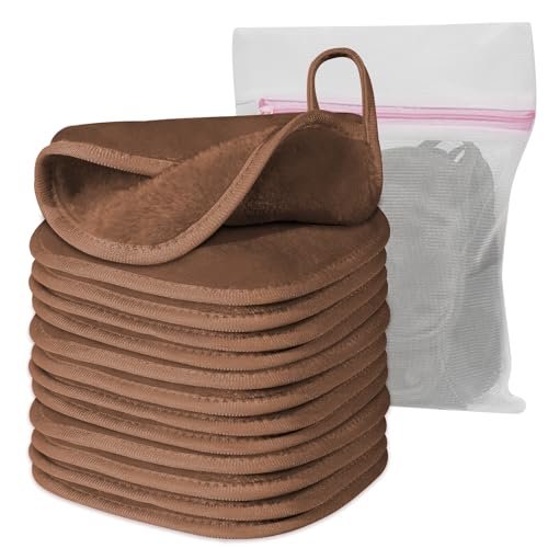 natwag makeup remover cloth, 6" x 6" make up towels reusable f...
