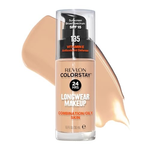 revlon liquid foundation, colorstay face makeup for combinatio...
