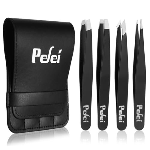 pefei tweezers set professional stainless steel tweezers for...