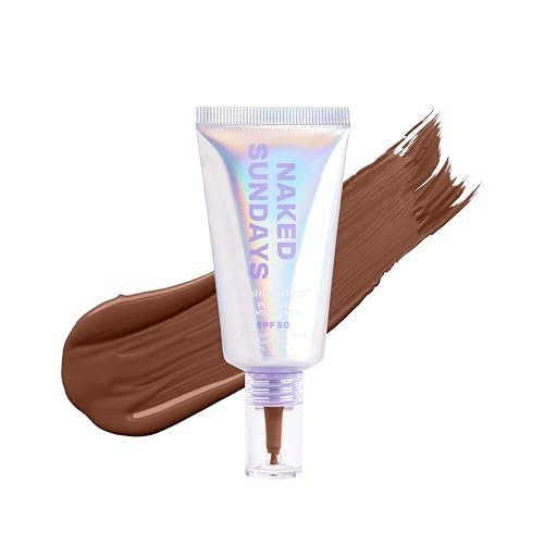 naked sundays beautyscreen peptide foundation tint spf 50 ti...