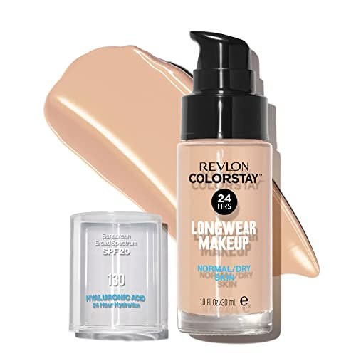 revlon liquid foundation, colorstay face makeup for normal & d...