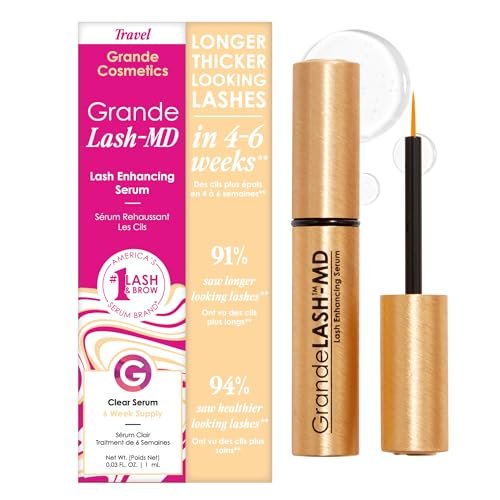 grande cosmetics grandelash md lash enhancing serum peptide...