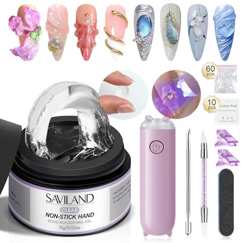 saviland pro hard solid builder nail gel for nails: 2026 ultra...