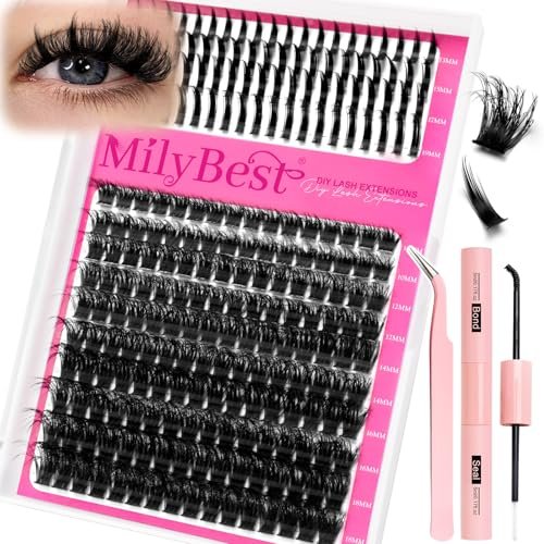 lash clusters kit 100d manga eyelash clusters with diy spikes...