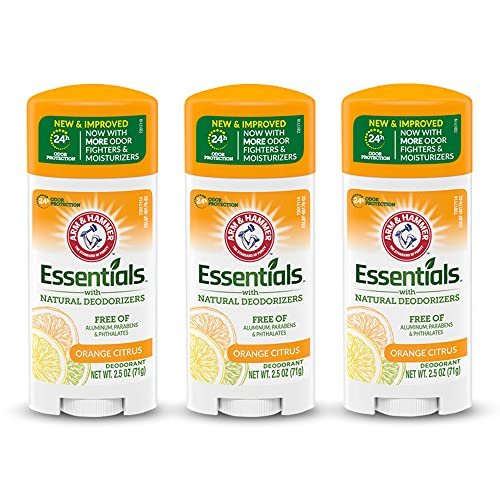 arm & hammer essentials deodorant orange citrus solid oval ...