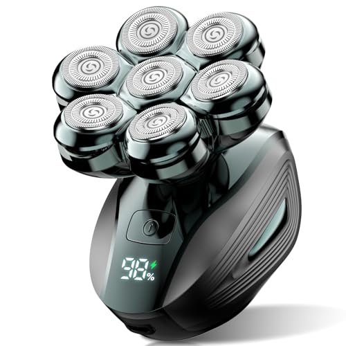 cyruzi head shavers for bald men: 7d floating electric razor w...
